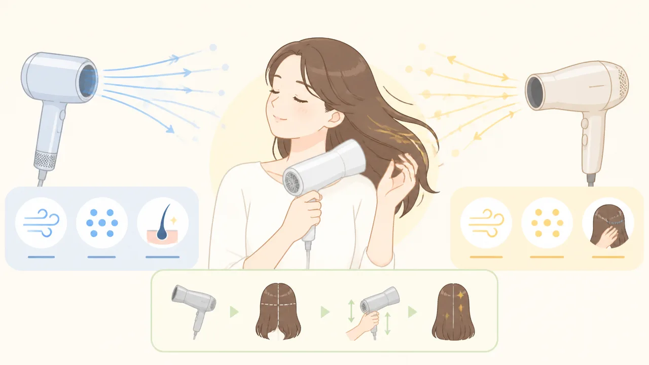 Laifen SE LiteとKINUJO Hair Dryerの違いを比較